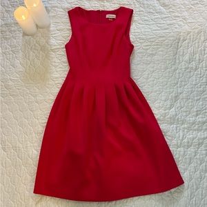 Calvin klein hot pink cocktail midi dress, size 2